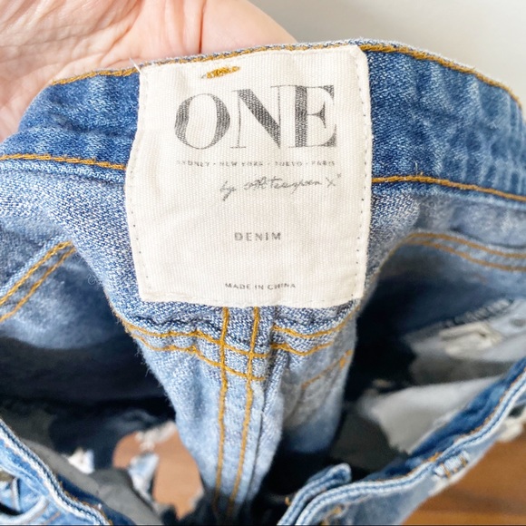 ONE TEASPOON Trashed Freebirds in Cobain Distressed Zip
Ankle Jeans size 26 - Picture 14 of 16